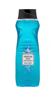 Парфумований гель для душу Deliplus Frescor Azul з охолоджуючим ефектом для нормальної шкіри, 750 мл