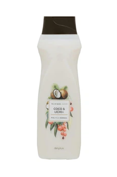 Гель для душу з кокосом та лічі Deliplus Gel de Baño Coco & Lichia для нормальної шкіри, 750 мл