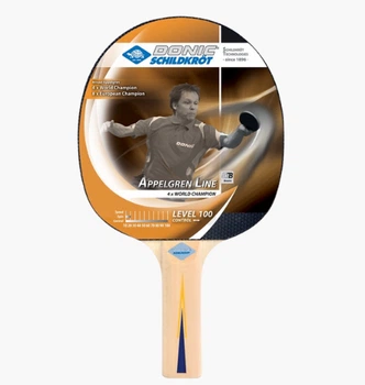 Ракетка для настольного тенниса Donic Appelgren Level 100 Black 703004 MISC
