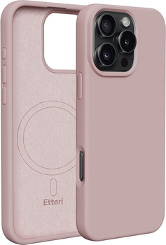 Панель Etteri Silicone Mag do Apple iPhone 16 Pro 6.3 Light pink (GSM185995)