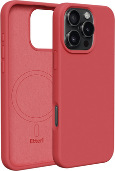 Панель Etteri Silicone Mag do Apple iPhone 16 Pro Max 6.9 Raspberry (GSM186007)