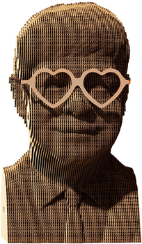 Puzzle 3D - konstruktor Cartonic 3D Puzzle Elton J Elton John Kartonowy (4820191132627)