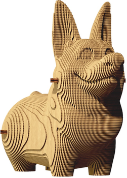 Puzzle 3D - konstruktor Cartonic 3D Puzzle Corgi Kartonowy (4820191132986)