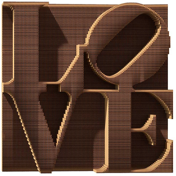 Puzzle 3D - konstruktor Cartonic 3D Puzzle Love Kartonowy (4820191133143)