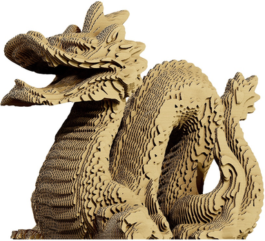 Puzzle 3D - konstruktor Cartonic 3D Puzzle Dragon Kartonowy (4820191133266)