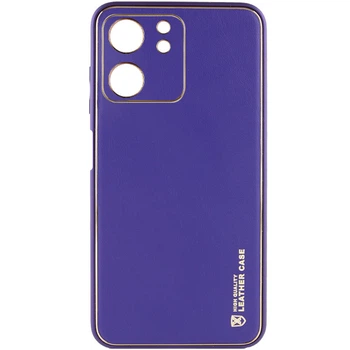 Кожаный чехол Xshield для Xiaomi Redmi 13C (Фиолетовый / Ultra Violet) (186764)