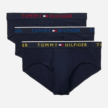 Набір трусів брифів чоловічих Tommy Hilfiger 52589264 L 3 шт Темно-синій (7114439124667)