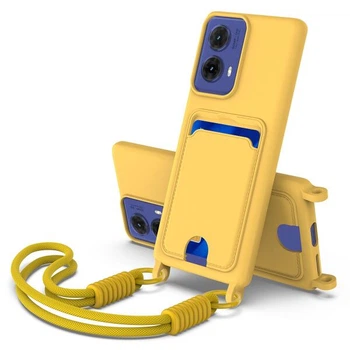 Защитный чехол Reframe Silicone Holder для Motorola Moto G85 / Edge 50 Fusion - Yellow