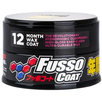 Твердый воск SOFT99 Fusso Coat 12 Months Protection Black