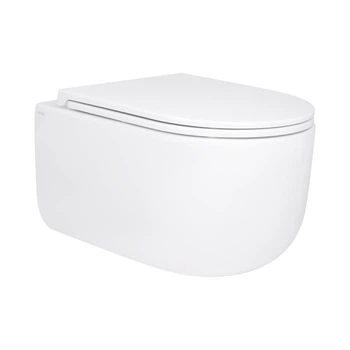 Унітаз підвісний Qtap Taurus безободковий з сидінням Soft-close QT2433084EUQW