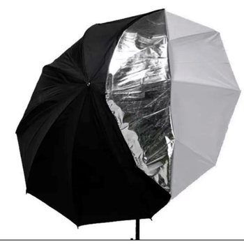 Фотозонт Светоотражающий Smart Case S37 33" Двухсторонний, Black-White-Silver