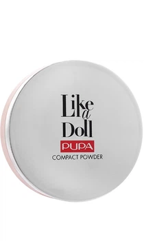 Pupa Like a Doll Compact Powder Пудра компактна, з ефектом оголеної шкіри 01 Слонова кістка