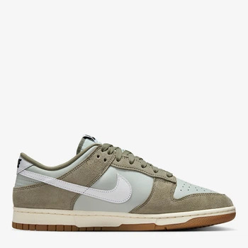 Чоловічі кеди шкіряні низькі Nike Dunk Low Retro Se IB6399-002 46 (12US) 30 см Light Silver/White-Light Army-Sail (198481709878)