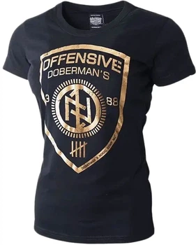 Футболка Dobermans Aggressive Offensive Gold Shield TSD238BK XL