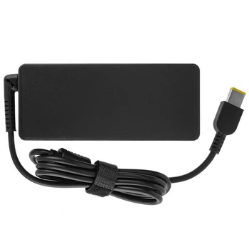 Блок живлення для ноутбука Lenovo 20V, 4.5A, 90W, USB+pin (Square 5 Pin DC Plug), black (без кабелю!)