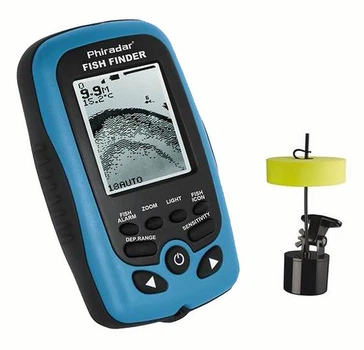 Ехолот переносний Phiradar FD86A (0.6-80м) на батарейках + Гарантія 1 рік
