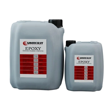 Прозора епоксидна смола для заливок до 15мм UNIKRIT EPOXY MQ 15 кг