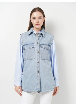 Платье джинсовое H&M S Голубой 0948870
