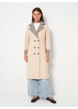 Плащ SHEIN M Бежевий 31-0038