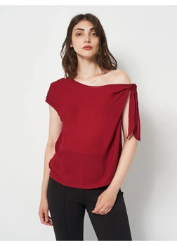 Блуза SHEIN L Бордовый 31-0006_бордо
