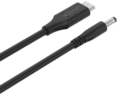 Kabel Unitek USB-C - DC Jack 4.0 x 1.7 mm do Lenovo 65W 1.8 m Black (C14118BK-1.8M)