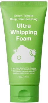 Пінка для глибокого очищення пор Sungboon Editor Green Tomato Deep Pore Cleansing Ultra Whipping Foam з екстрактом зеленого помідора 120 г (8809684568309)