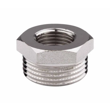 Футорка переходная Thermo Alliance Forte 3/8''х1/4'' НР латунная никелированная (SD00002752)