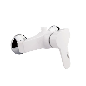 Смеситель для душа Brinex 40W 010, однорычажный, ABS пластик, белый (SD00033034)