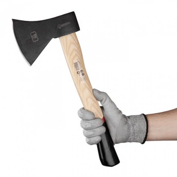 Топор 800 г, ручка пекан, 48-57 HRC INTERTOOL HT-0257 (257214)
