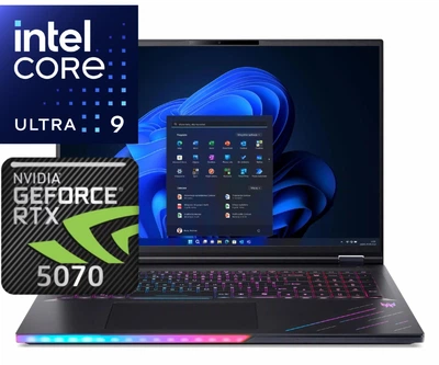 Ноутбук (2025) ігровий Acer Predator Helios 18 Ultra 9-275HX / 16GB / 1TB / Win11x Licensed / RTX5070 / 18" 240Hz
