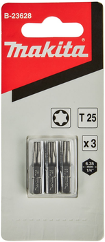 Набір біт Makita T25 x 25 мм 3 шт (0088381408158)
