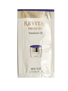 Осветляющая восстанавливающая эмульсия для лица Shiseido Revital Emulsion III Rich, пробник 0,6 г