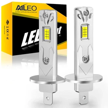 Автомобильные LED лампы H1 6500K 20000Lm CSP 1:1 с галогеном (комплект, 2 шт.)