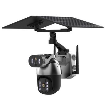 Поворотная IP-камера 360° Q5max Dual Lens Wi-Fi, 6 МП, черная, с управлением через i-cam+