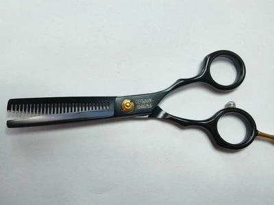 Ножиці професійні філірувальні VG-10 надміцна сталь. Чорні.