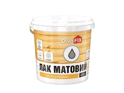 Лак акриловий DIVOFIX для деревини матовий