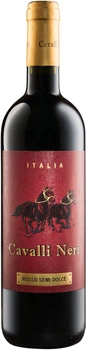 Вино Cavalli Neri Rosso Italiano Semi-Dolce червоне напівсолодке 0.75 л 12% (8033116405560)
