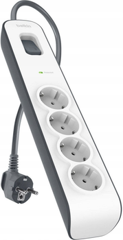 Мережевий фільтр Belkin Surge Protectors 4 розетки (BSV400VF2M-V2)