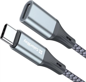 Адаптер-переходник ColorWay USB-C to Lightning 17.5 см Grey (CW-AD-CL)
