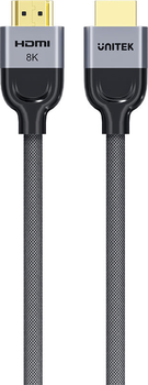Kabel Unitek LUX HDMI - HDMI 2.1 8K 10 m Black (C11093RGY01-10M)