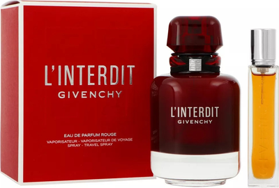 Zestaw damski Givenchy L'Interdit Rouge Woda perfumowana 80 ml + Miniaturka Woda perfumowana 12.5 ml (3274872480827)