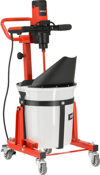 Stacja mieszania zapraw budowlanych YATO na kołach 1600 W zbiornik 50 l (YT-82605)
