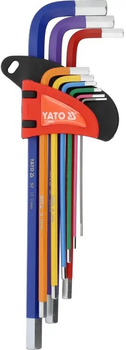Klucze imbusowe YATO 1.5-10 mm 9 szt (YT-05635)
