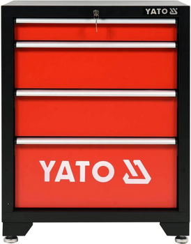 Шафа інструментальна YATO 4 шухляди, 2 ключі, 660x457x863 мм (YT-08933)