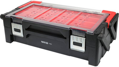 Skrzynka YATO rozkładana plastikowa z 21 przegródkami 560x305x165 mm (YT-08970)