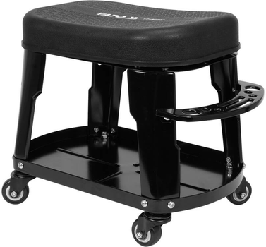 Taboret na 4 kółkach YATO 140 kg, podkładka pod kolana, 450 x 270 x 350 mm (YT-08792)