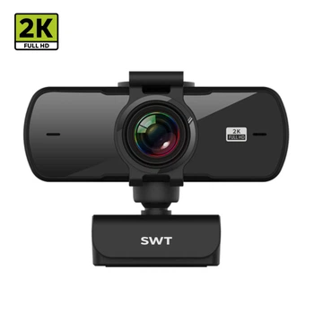 Веб-камера SWT C405 2K FullHD 1440P (2560х1440) микрофон с шумоподавлением + колпачок приватности на объектив