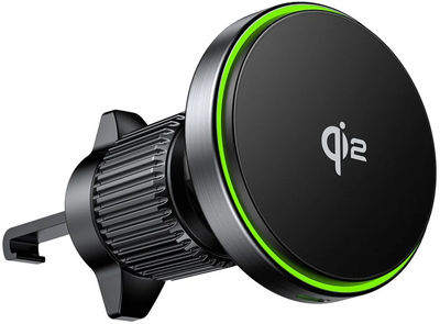 Ładowarka samochodowa Unitek Qi2 Magnetic Wireless Car Charger 15 W Black (P1404ABK01)