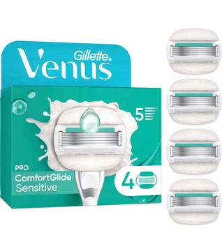 Cменные лезвия для бритья Venus PRO ComfortGlide Sensitive 4 шт