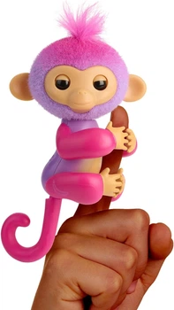 WowWee Интерактивная обезьянка Чарли Fingerlings 2023 New Interactive Baby Monkey Charli